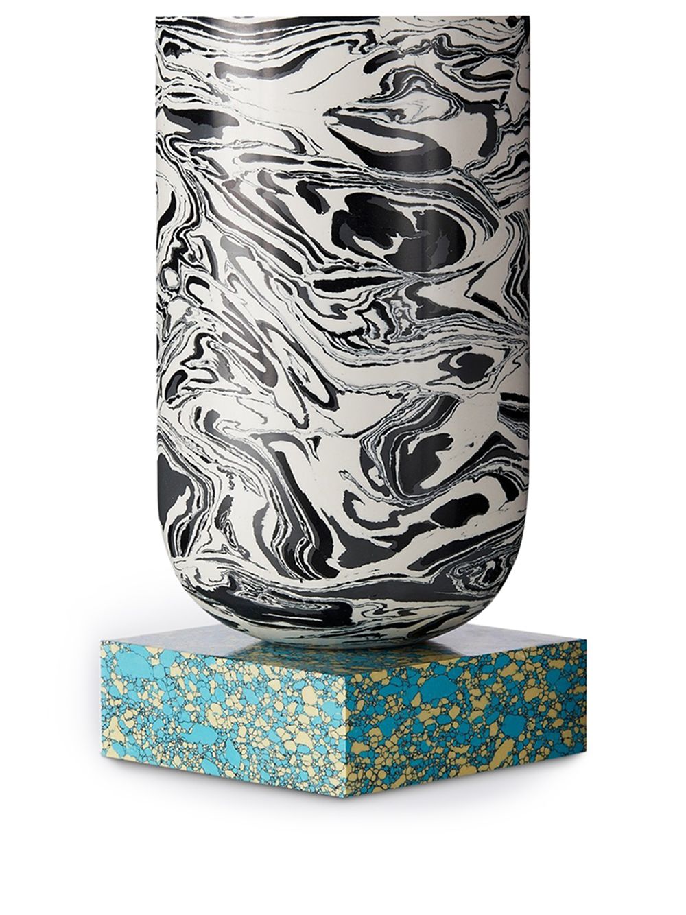 Tom Dixon Swirl 中号花瓶 - 黑色