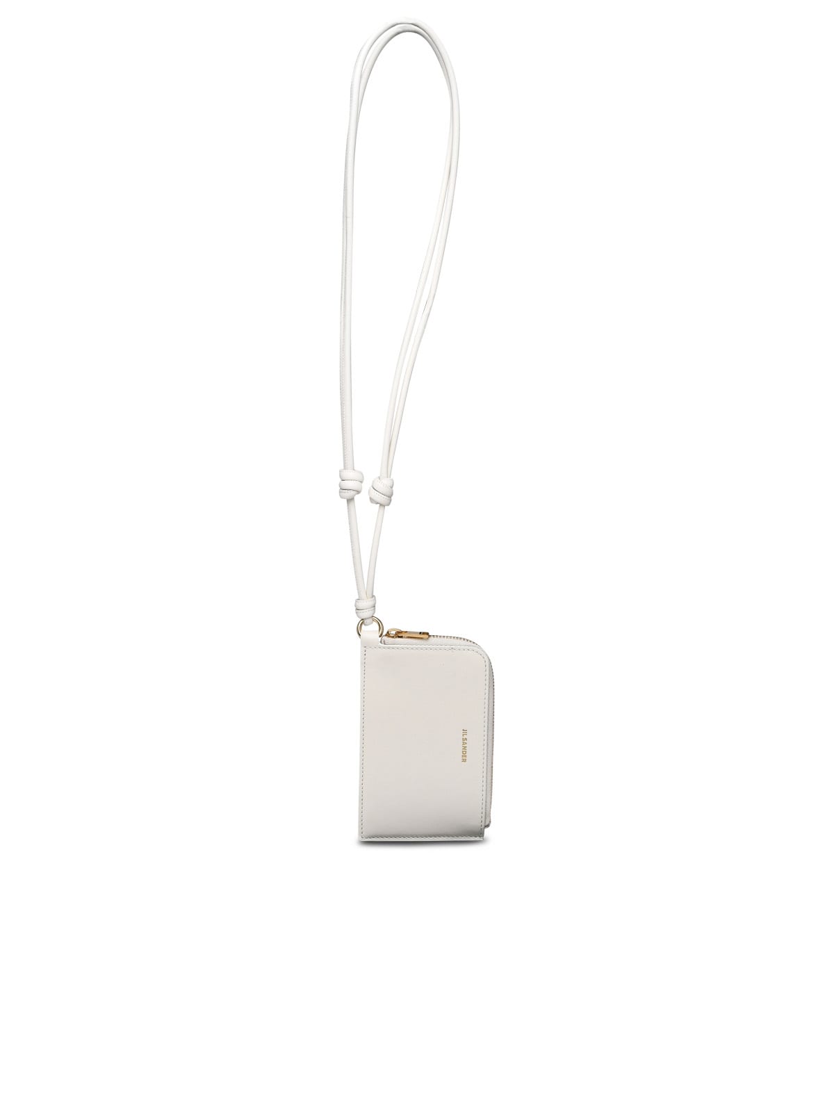 Jil Sander 象牙白皮革卡包