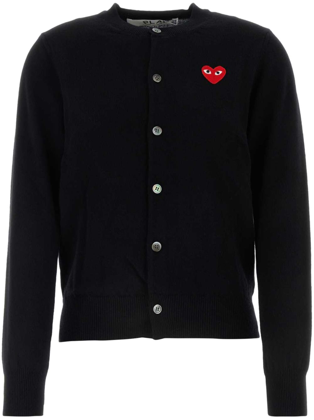 Comme Des Garçons Play 羊毛开衫 - 黑色