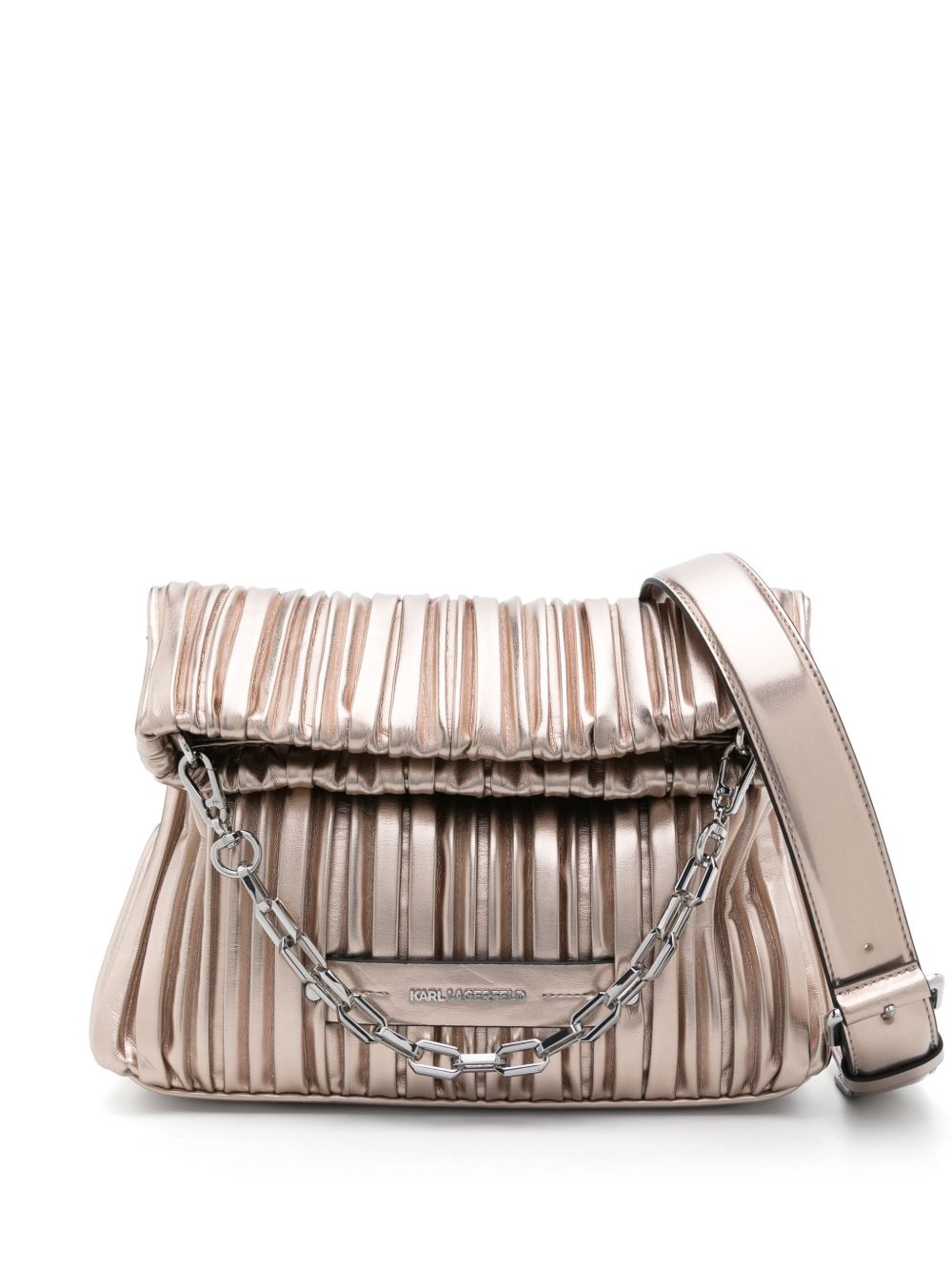 Karl Lagerfeld K/Kushion 小号手提包 - 金色