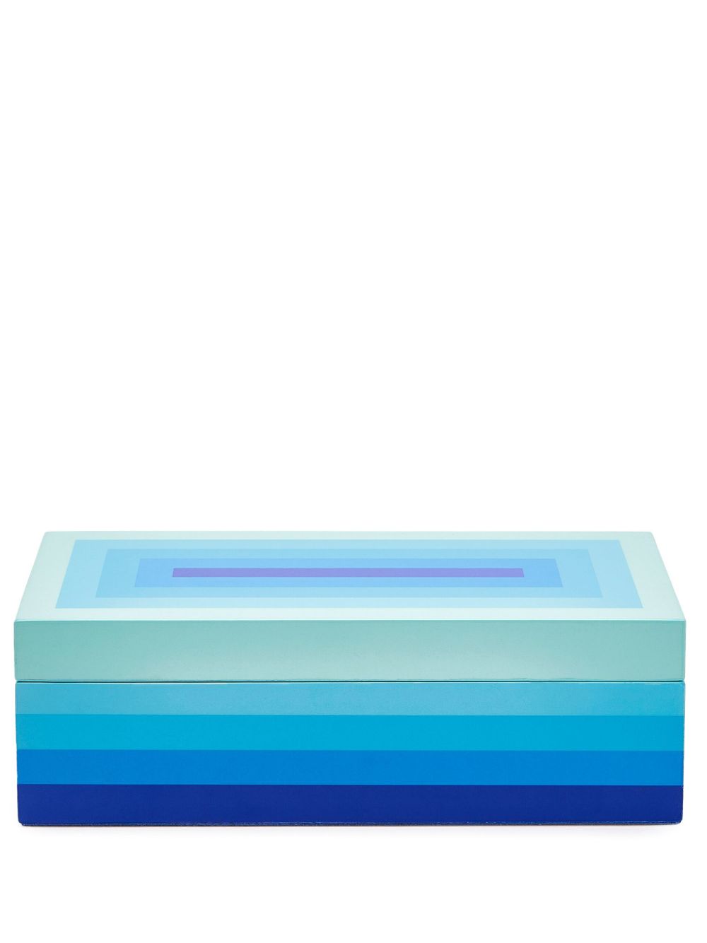 Jonathan Adler Lacquer Scala 陶瓷收纳盒 - 蓝色