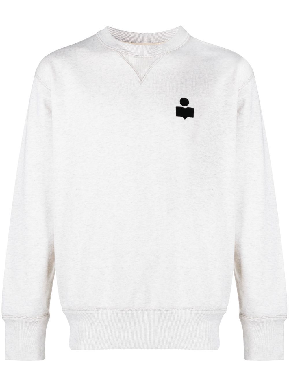 MARANT Mike logo刺绣卫衣 - 白色