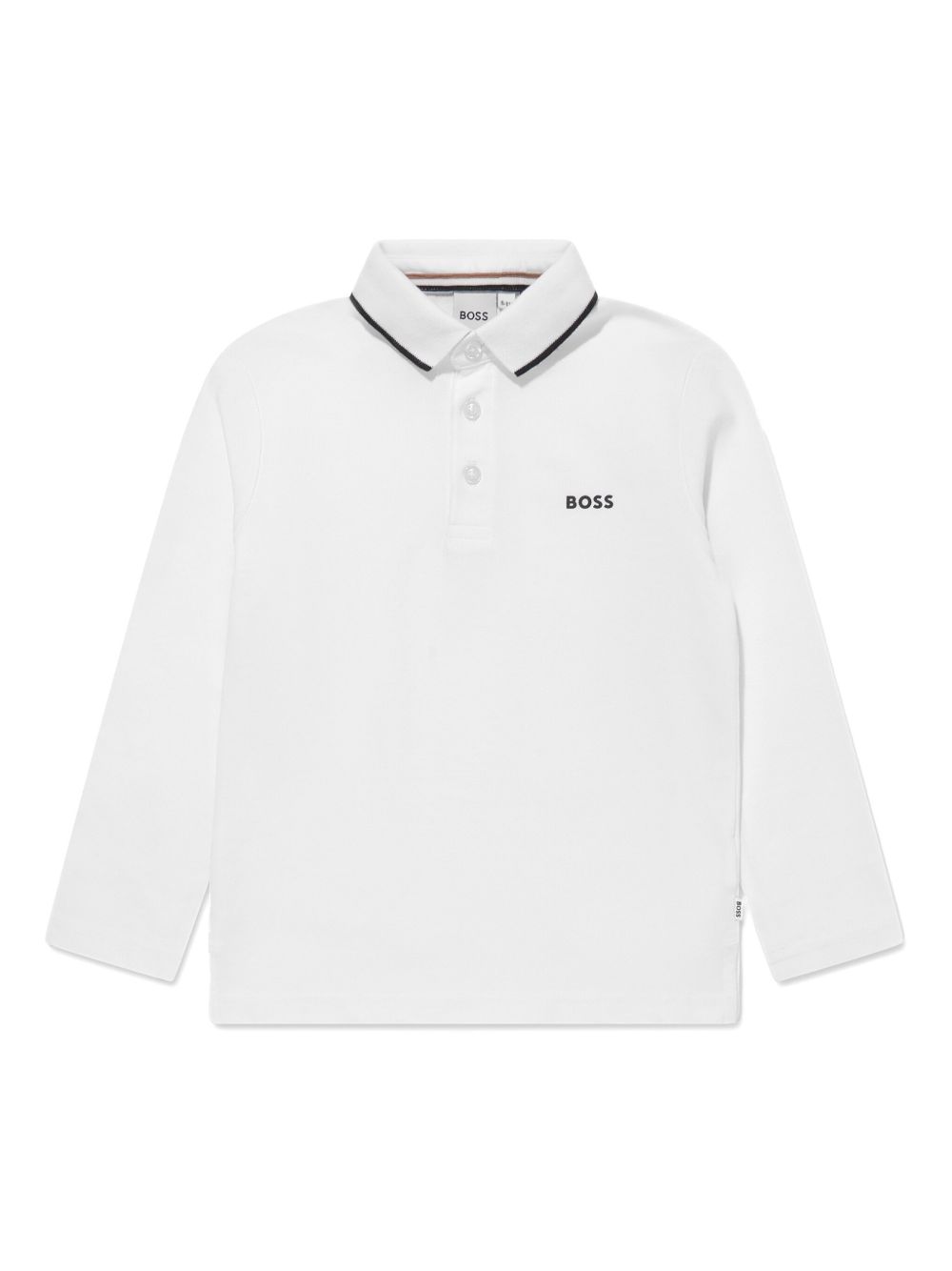 BOSS Kidswear 长袖polo衫 - 白色