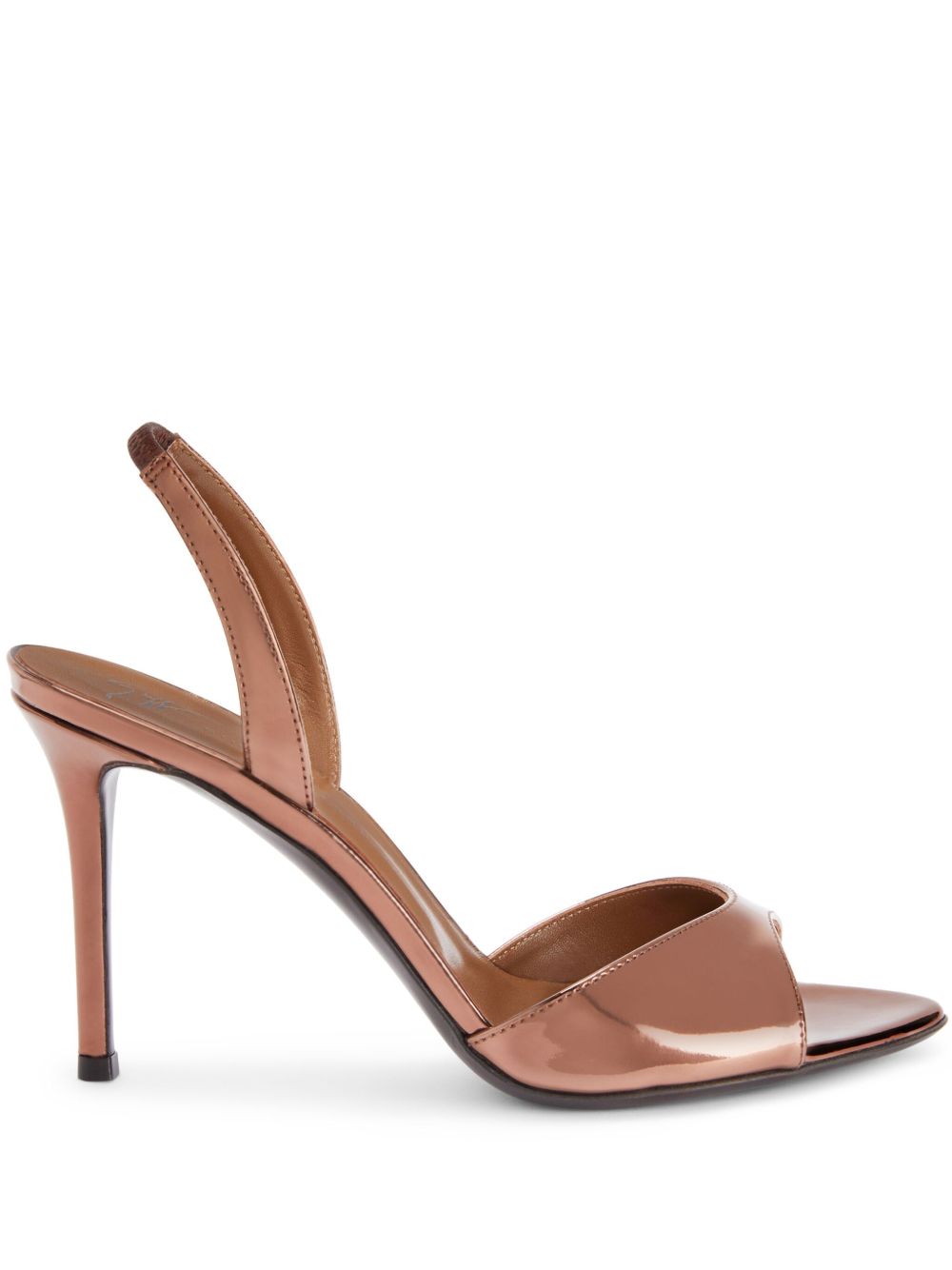 Giuseppe Zanotti Lilibeth 高跟凉鞋（9.5厘米） - 褐色
