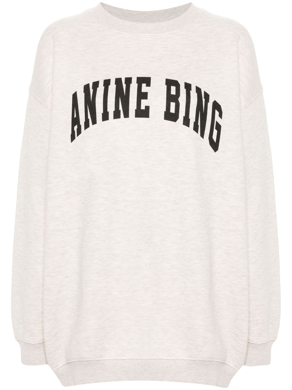 ANINE BING logo印花卫衣 - 中性色