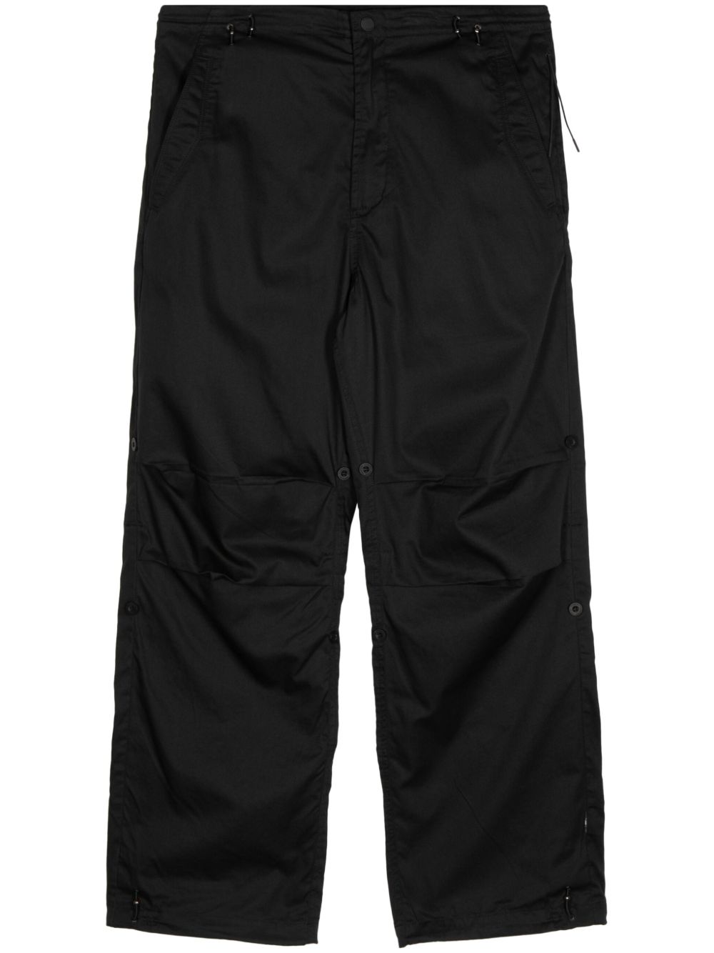 Maharishi Double Dragons 宽松长裤 - 黑色