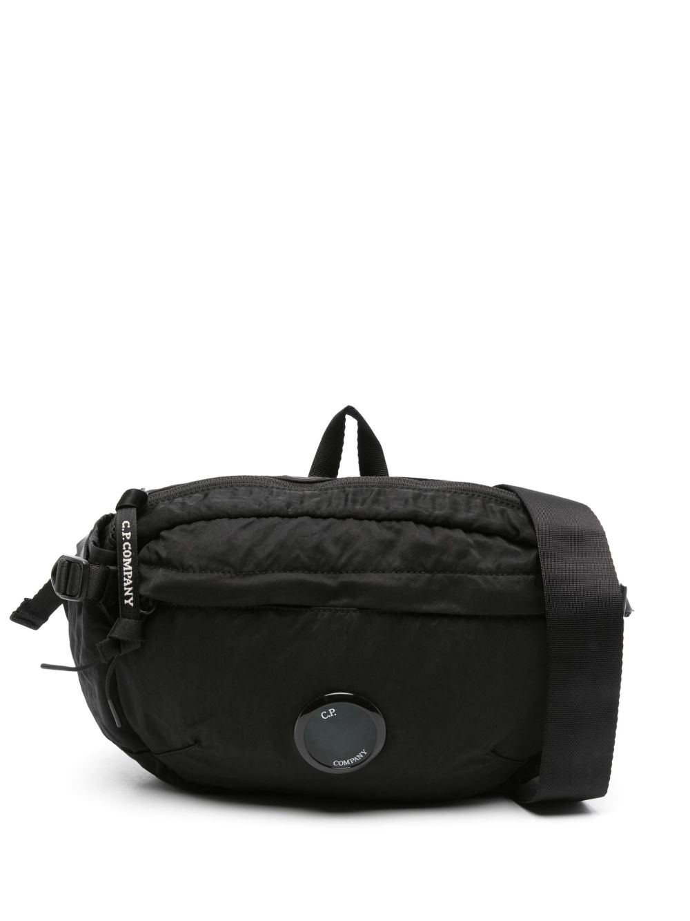 C.P. Company Nylon B 斜挎腰包 - 黑色