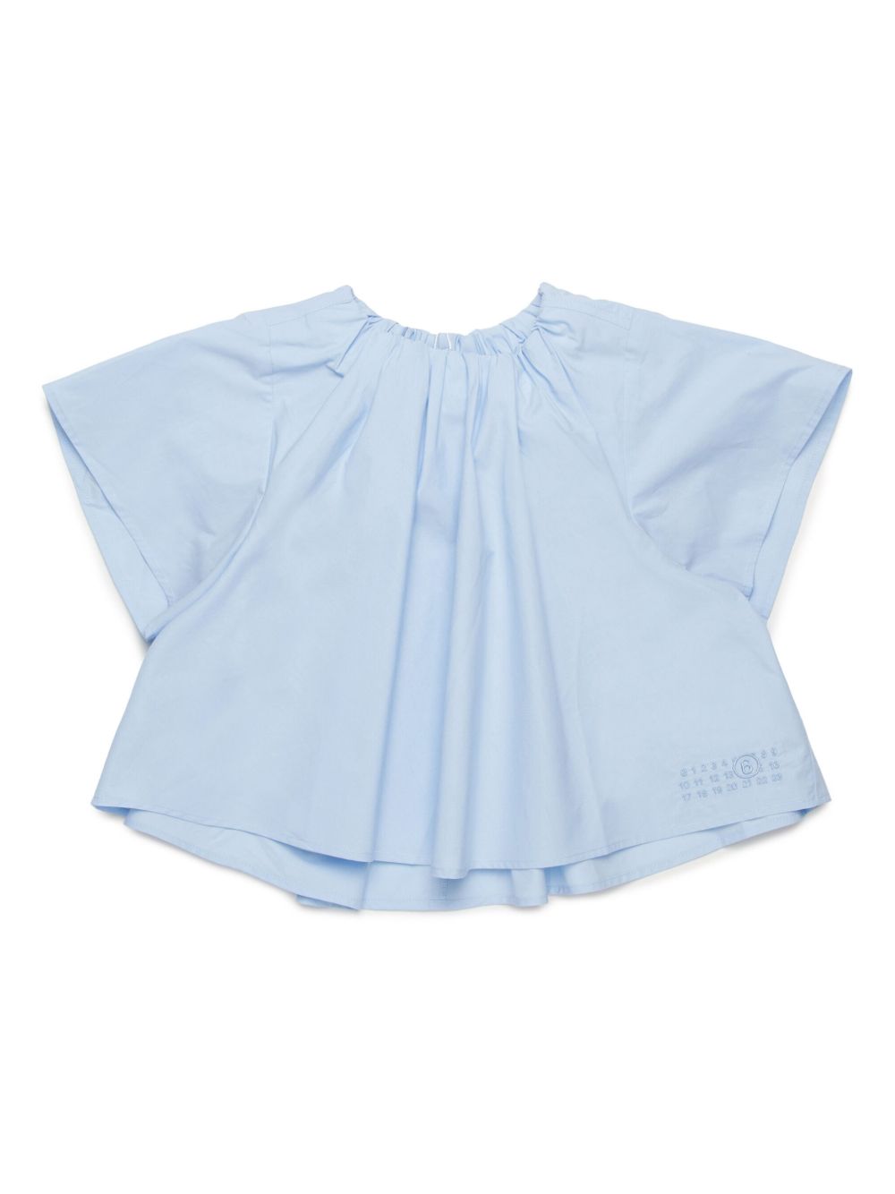 MM6 Maison Margiela Kids Numbers 罩衫 - 蓝色