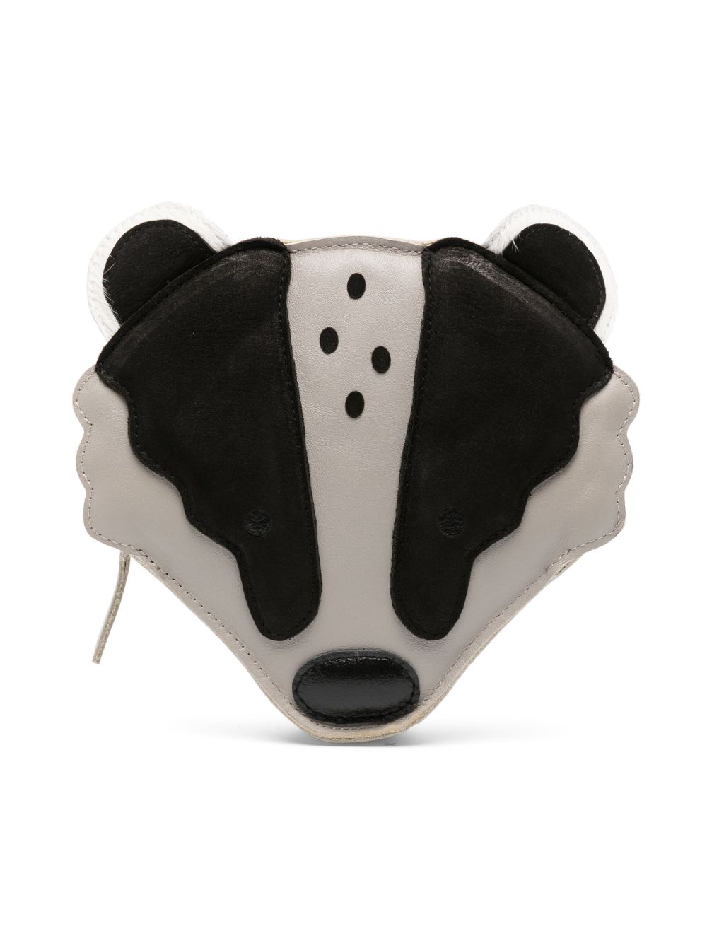 Donsje Kapi Badger 皮质双肩包 - 灰色