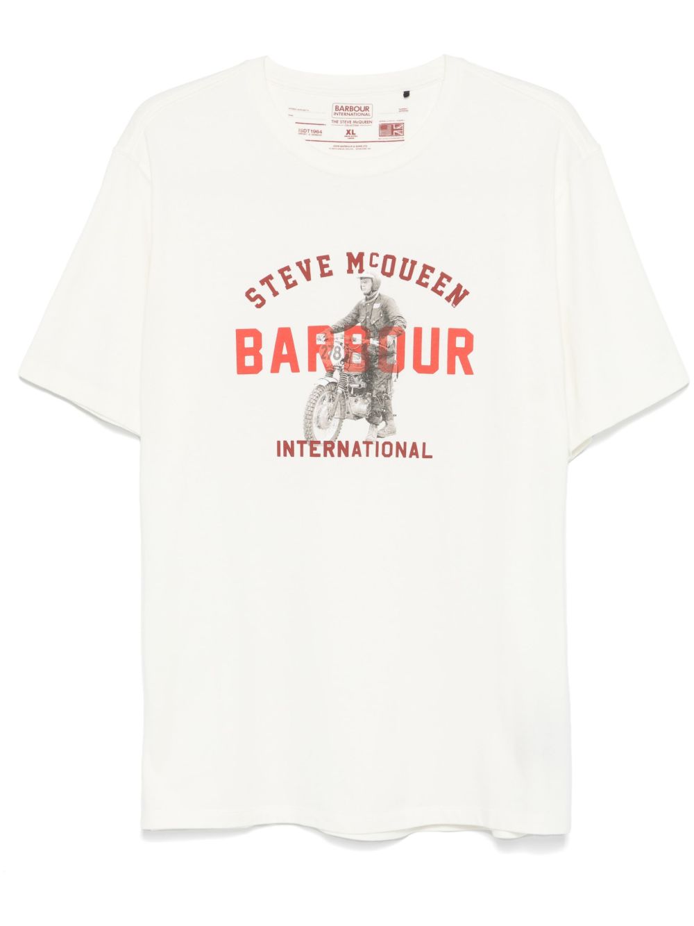 Barbour International Speedway T恤 - 白色