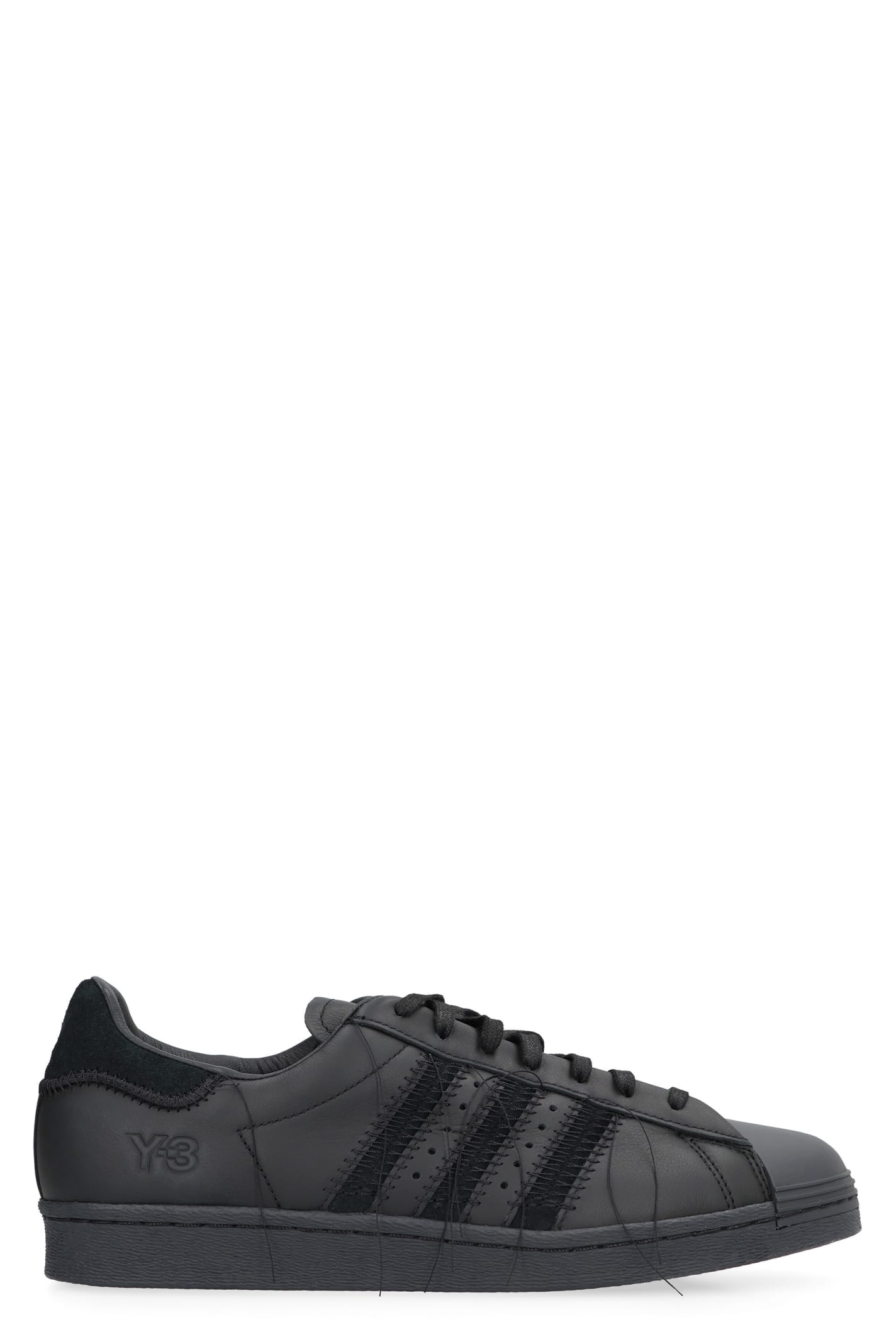 Y-3 Superstar皮革低帮运动鞋