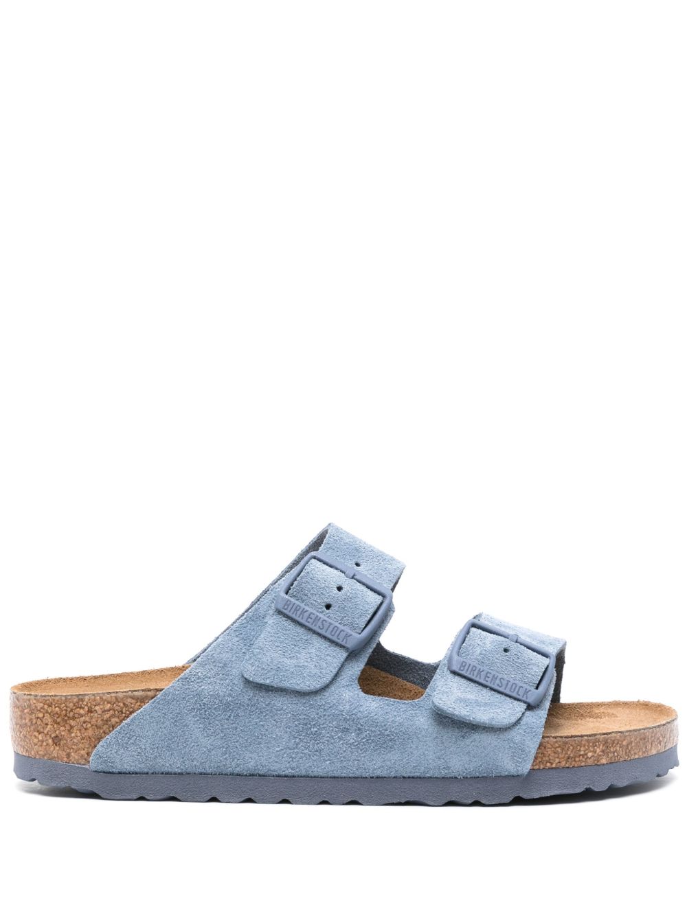 Birkenstock Arizona 绒面皮凉鞋 - 蓝色
