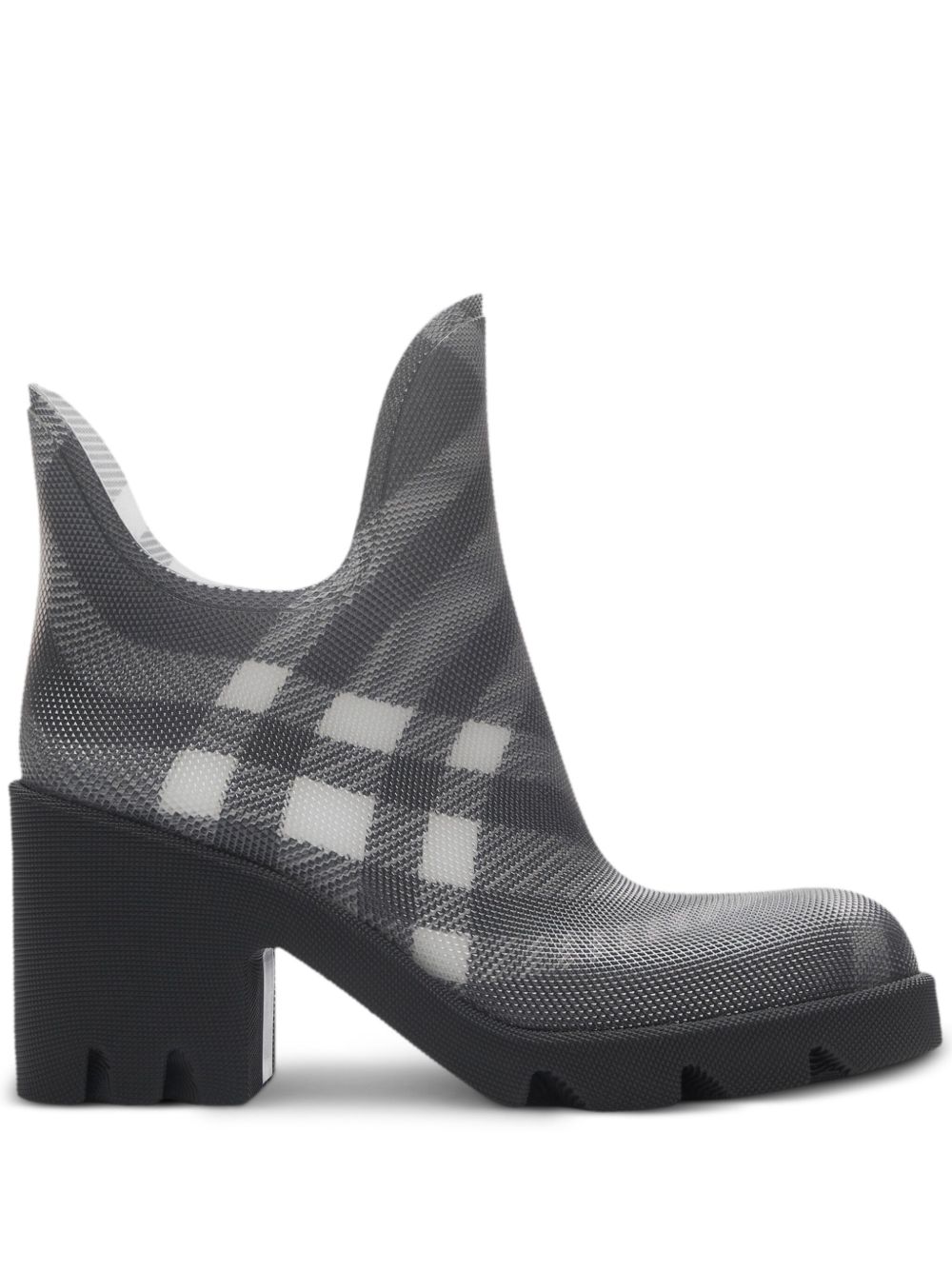 Burberry Marsh Low 格纹短靴 - 灰色
