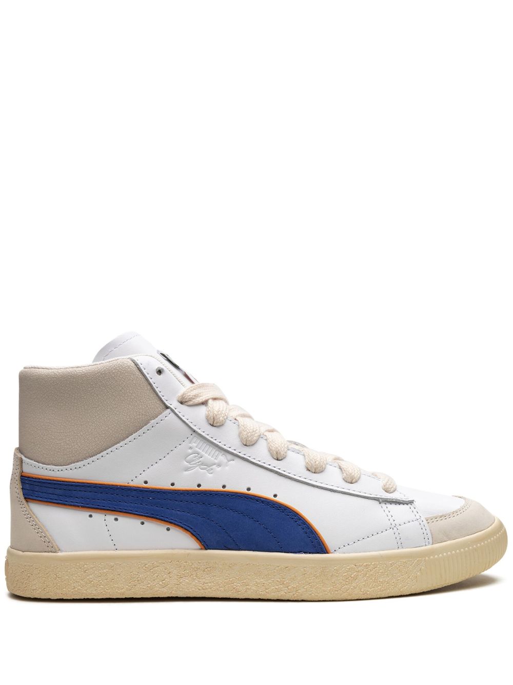 PUMA x Rhuigi Clyde Mid Bball 运动鞋 - 白色