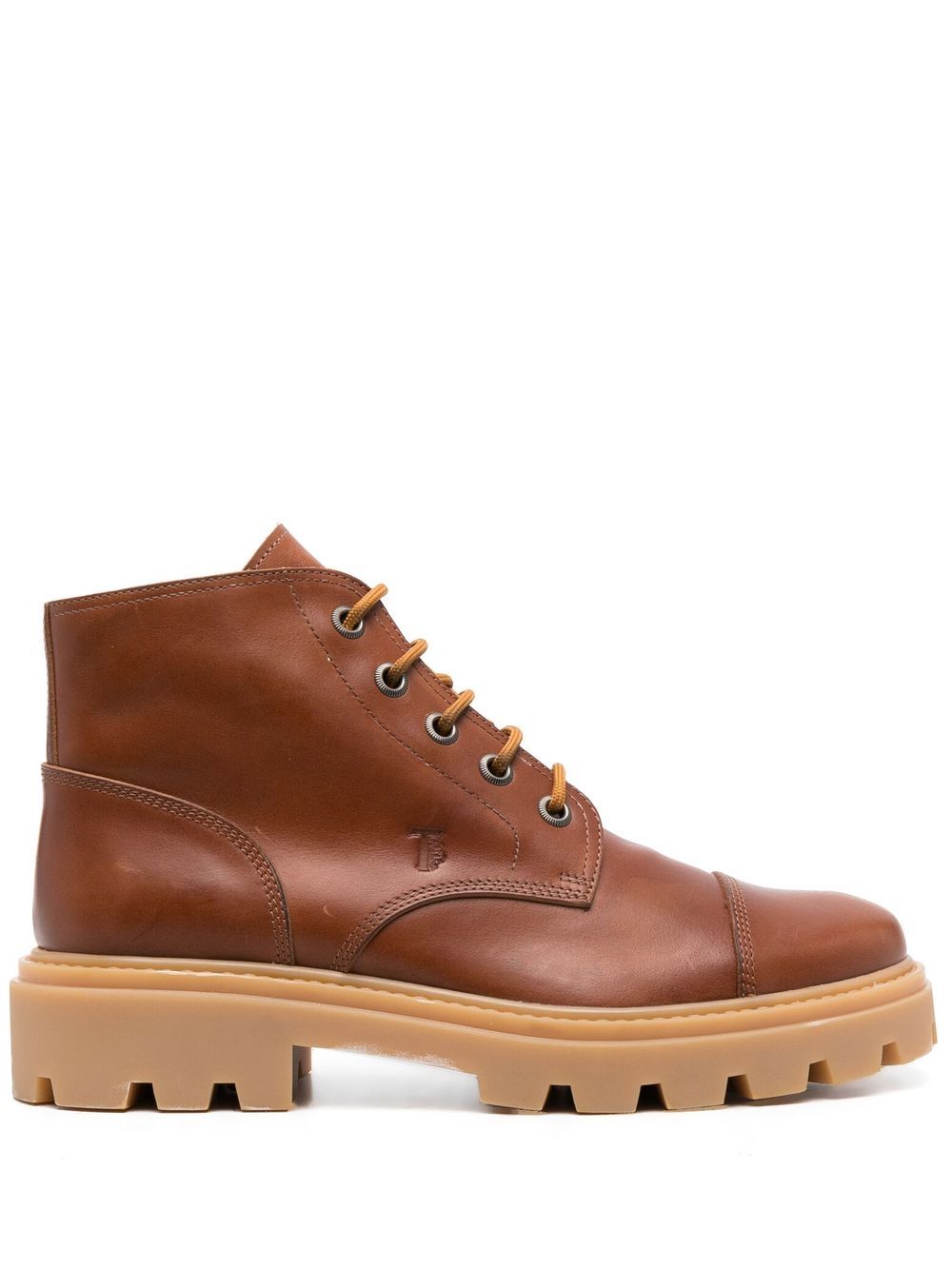 Tod's 托德斯 系带及踝靴 - 褐色