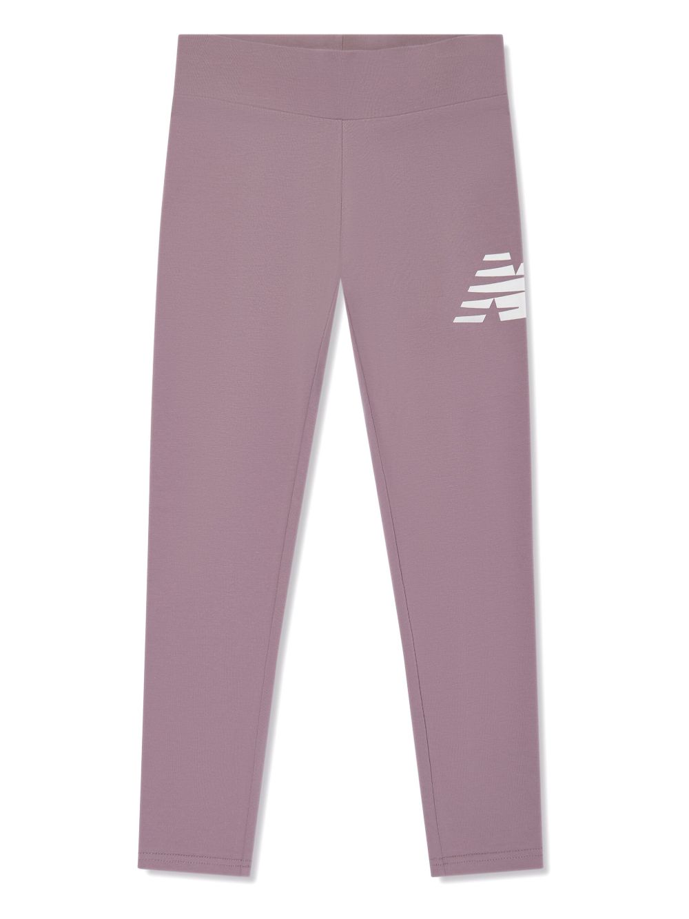 New Balance Kids logo印花打底裤 - 紫色