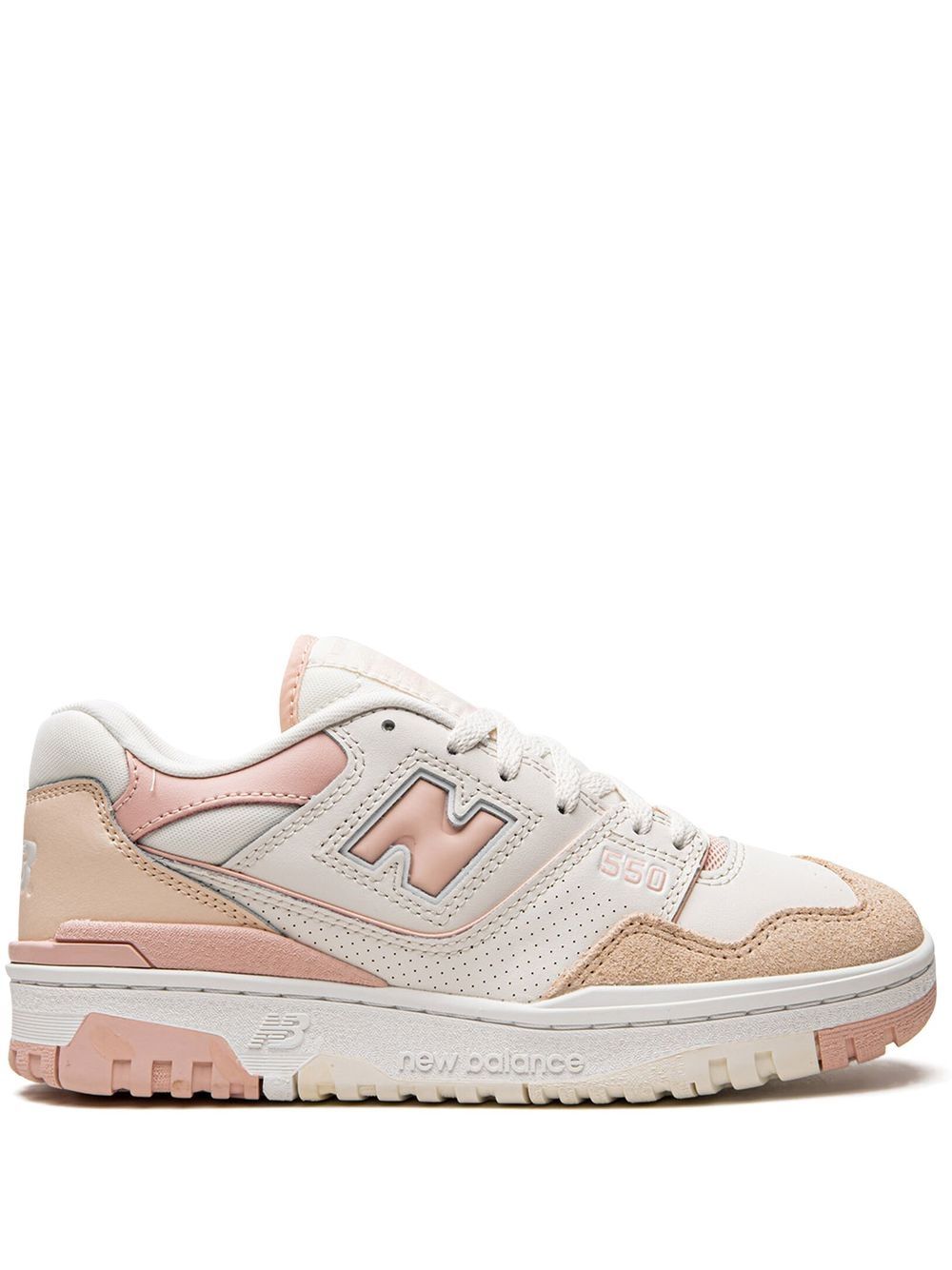 New Balance logo压纹低帮运动鞋 - 白色