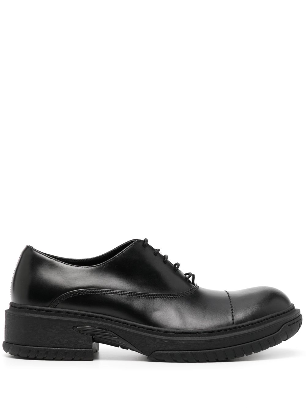 Lanvin lace-up leather shoes - 黑色