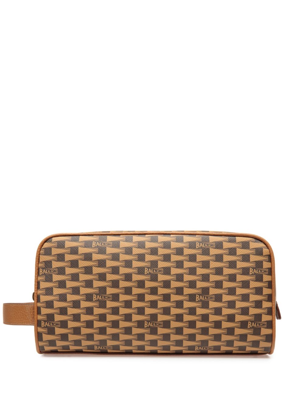 Bally Pennant 洗漱包 - 褐色