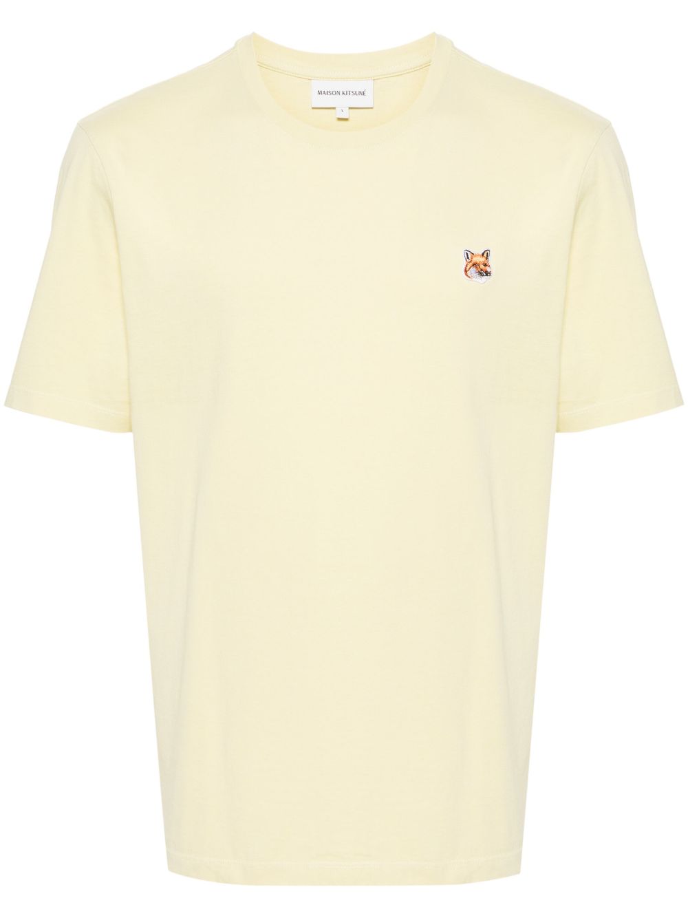 Maison Kitsuné Fox Head 棉T恤 - 黄色