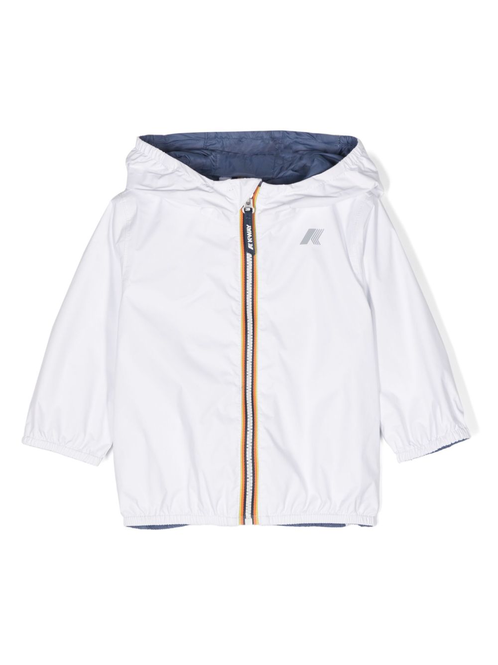 K Way Kids E. Jake Plus.2 Reversible 雨衣夹克 - 白色