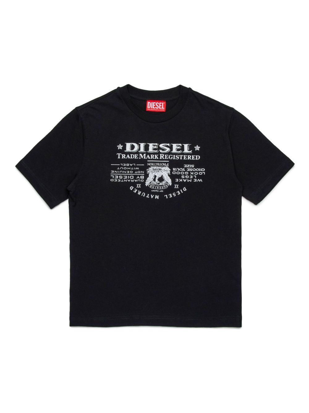 Diesel Kids Jacron 印花T恤 - 黑色
