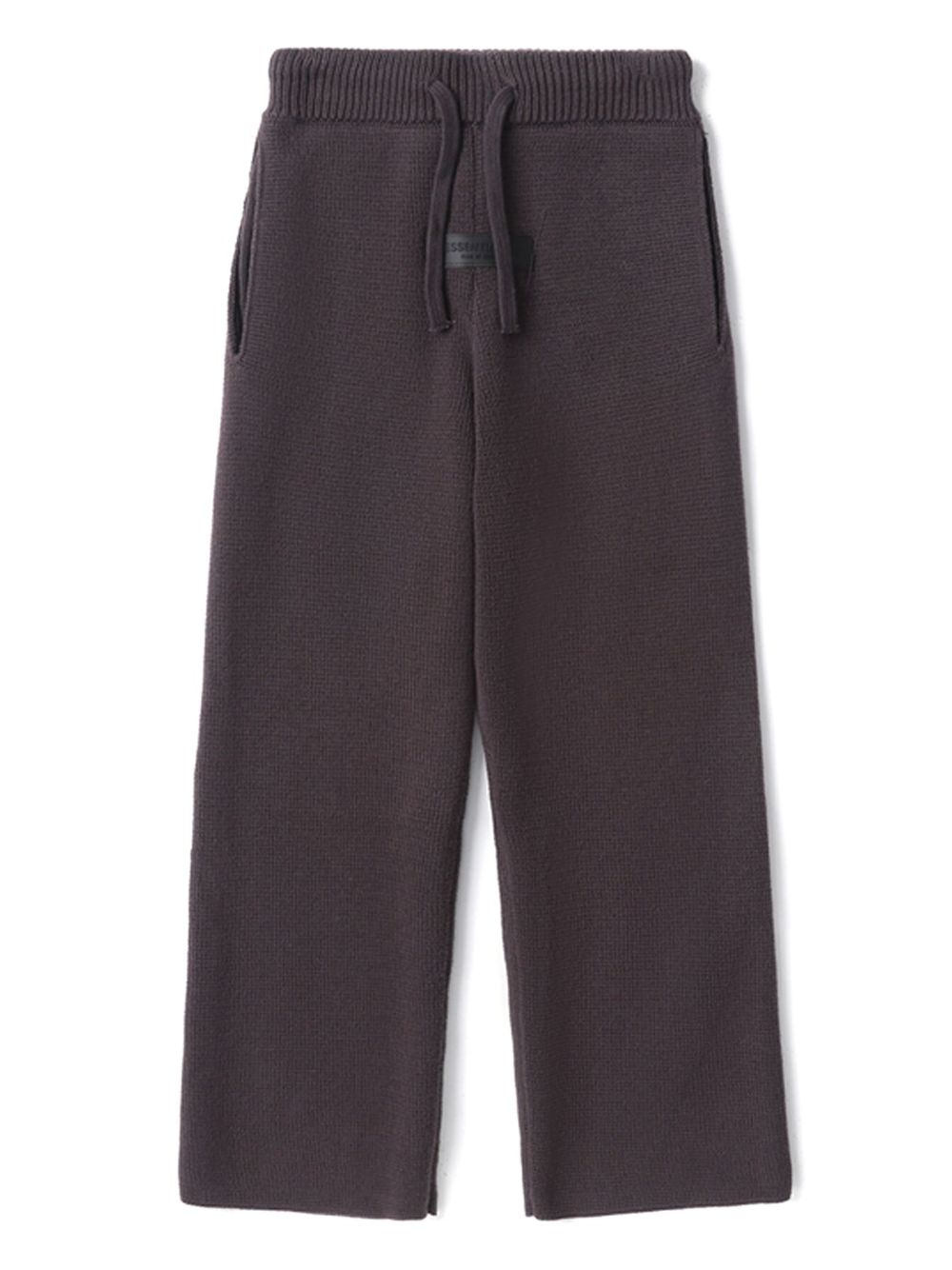FEAR OF GOD ESSENTIALS logo吊牌运动裤 - 黑色
