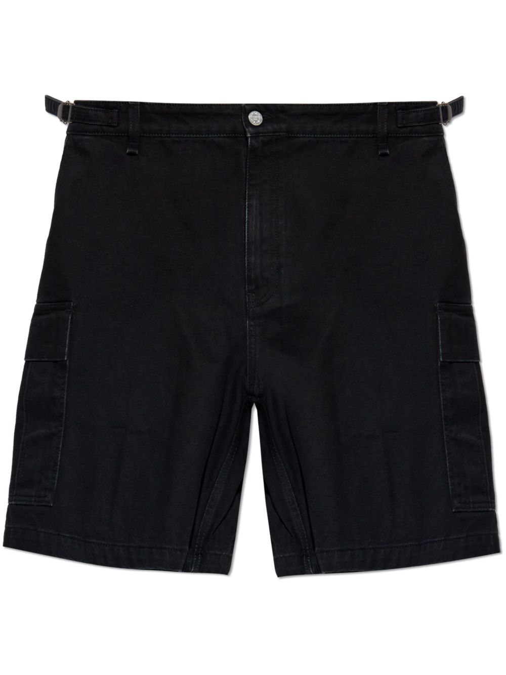 VETEMENTS denim shorts - 黑色