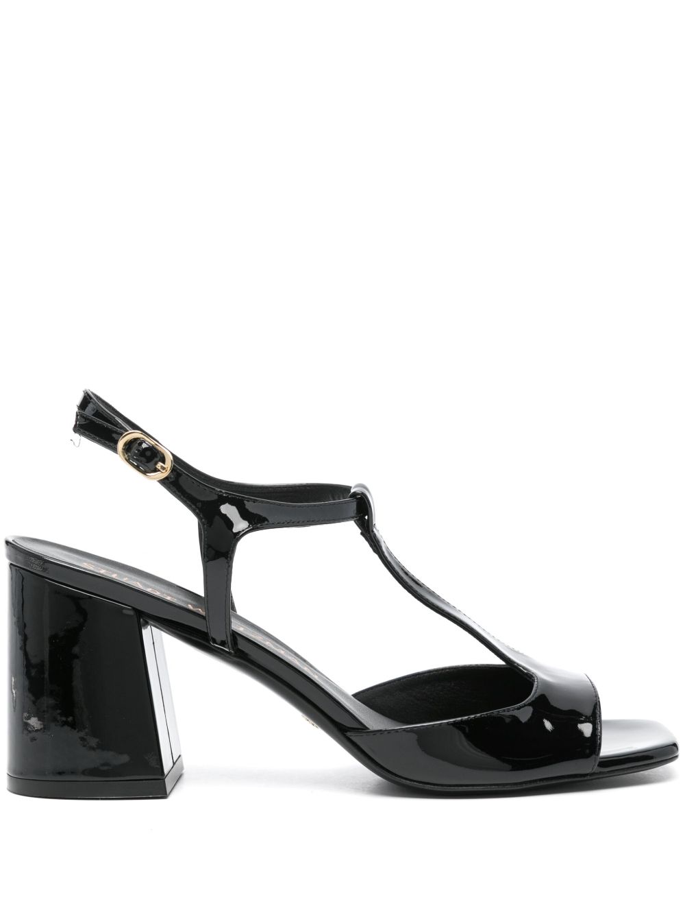 Stuart Weitzman Flareblock 高跟凉鞋 - 黑色