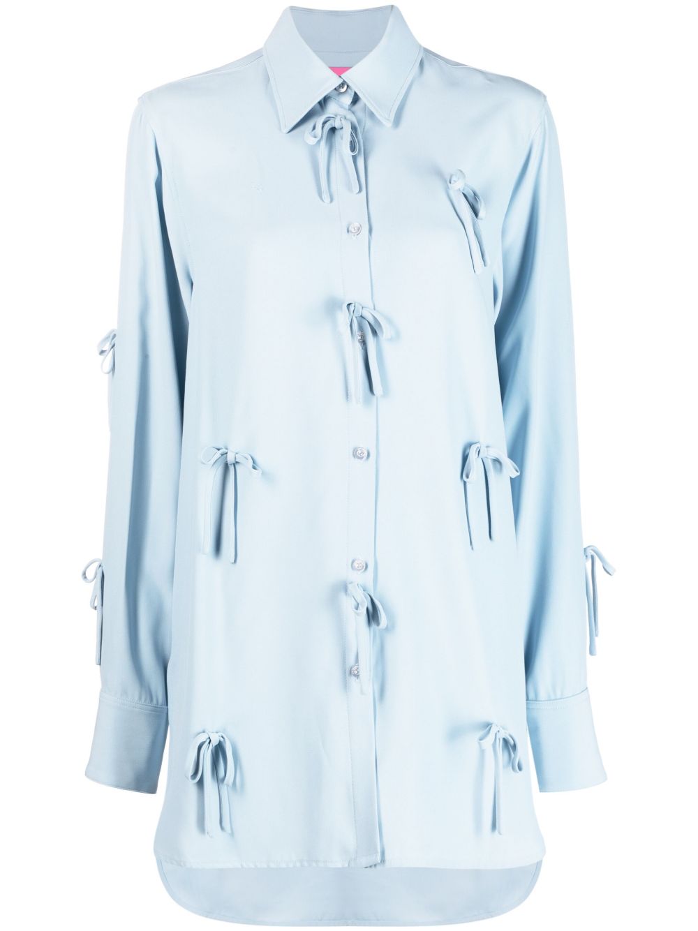 Viktor & Rolf Bed of Bows 长袖衬衫 - 蓝色