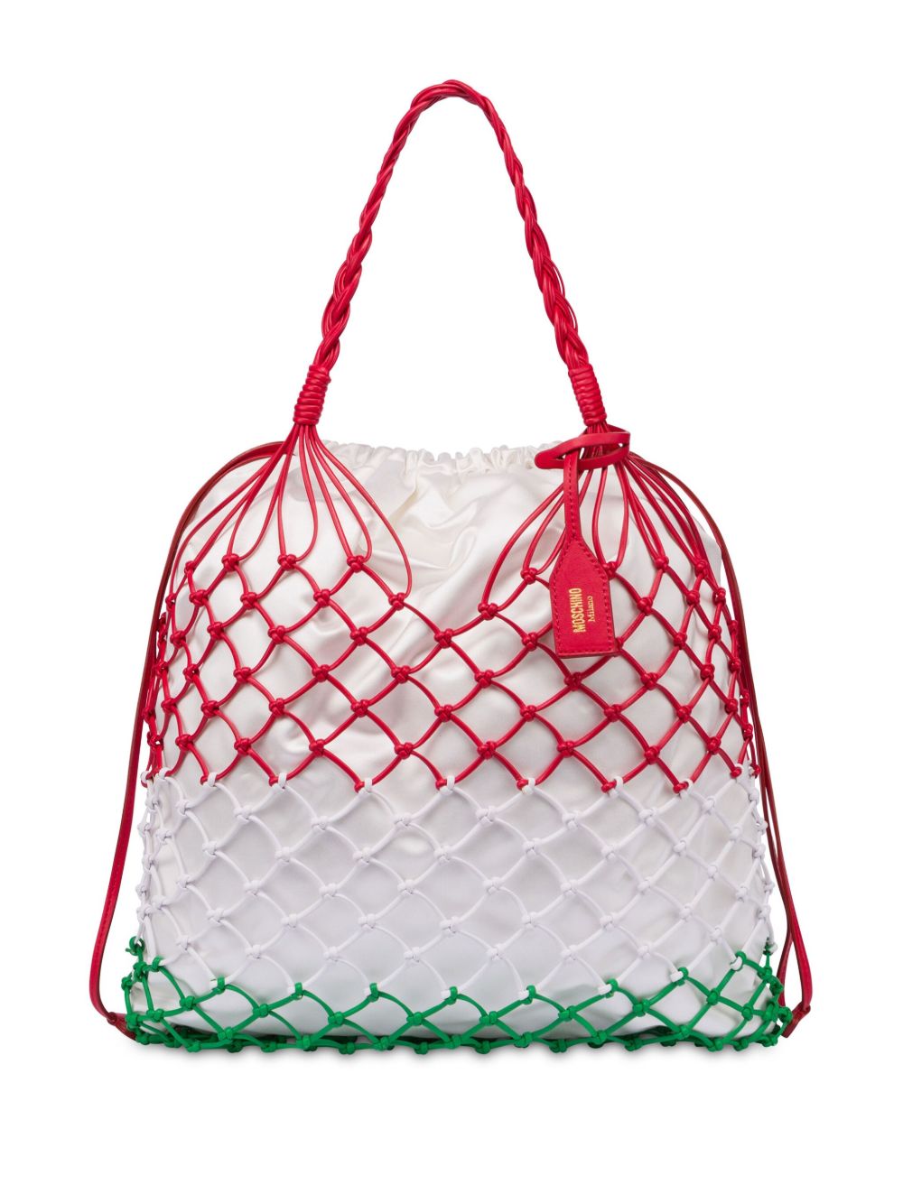 Moschino Basket Net 手提包 - 白色