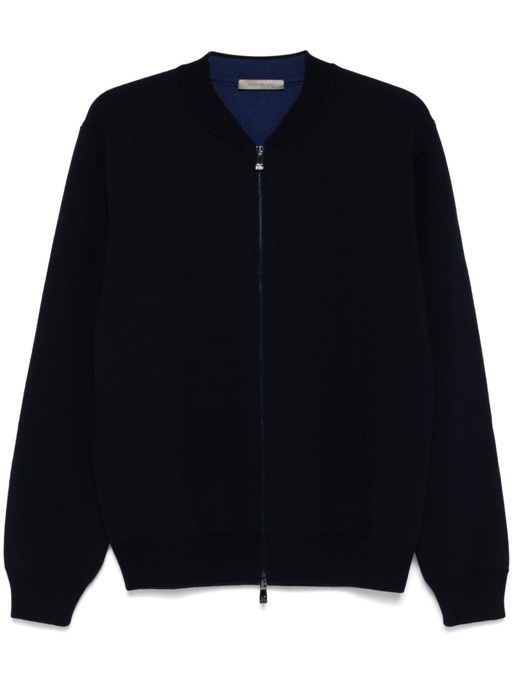 Corneliani 羊毛开衫 - 蓝色