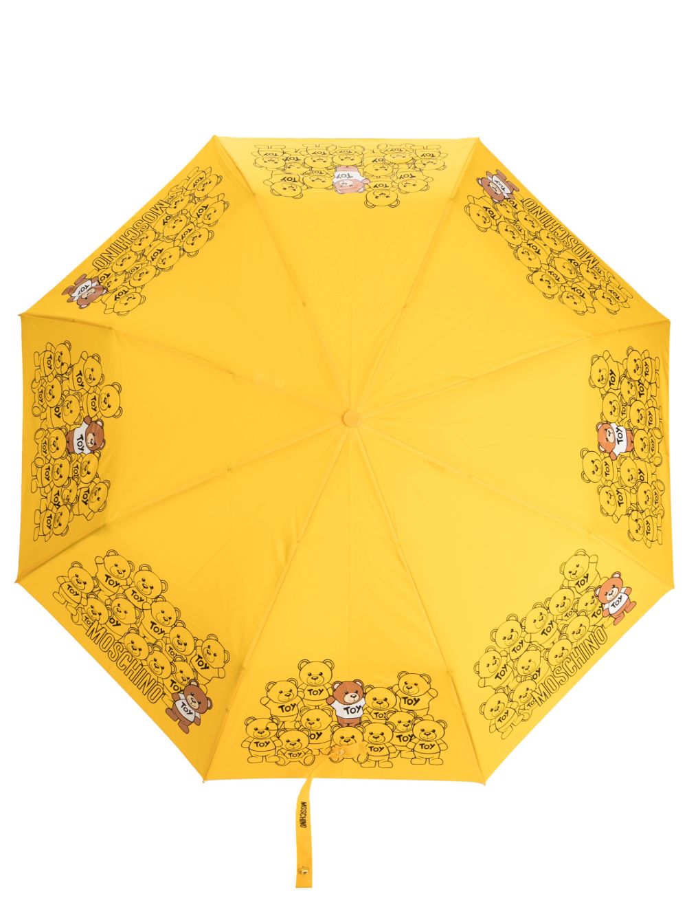 Moschino Teddy Bear 印花雨伞 - 黄色
