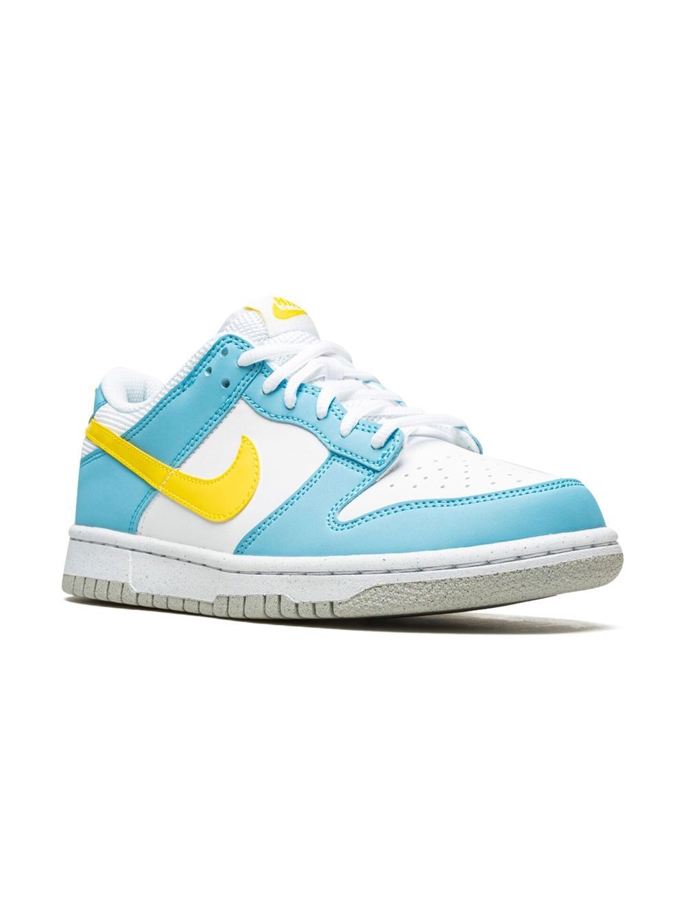 Nike Kids Dunk Low 运动鞋 - 白色