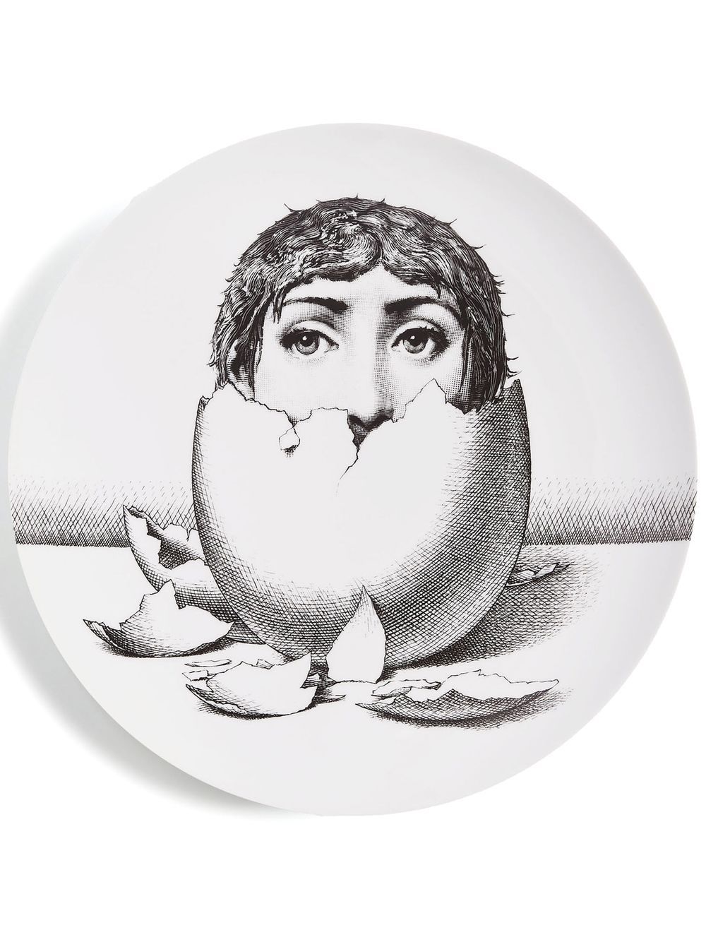 Fornasetti Tema e Variazioni n.258 装饰盘 - 白色