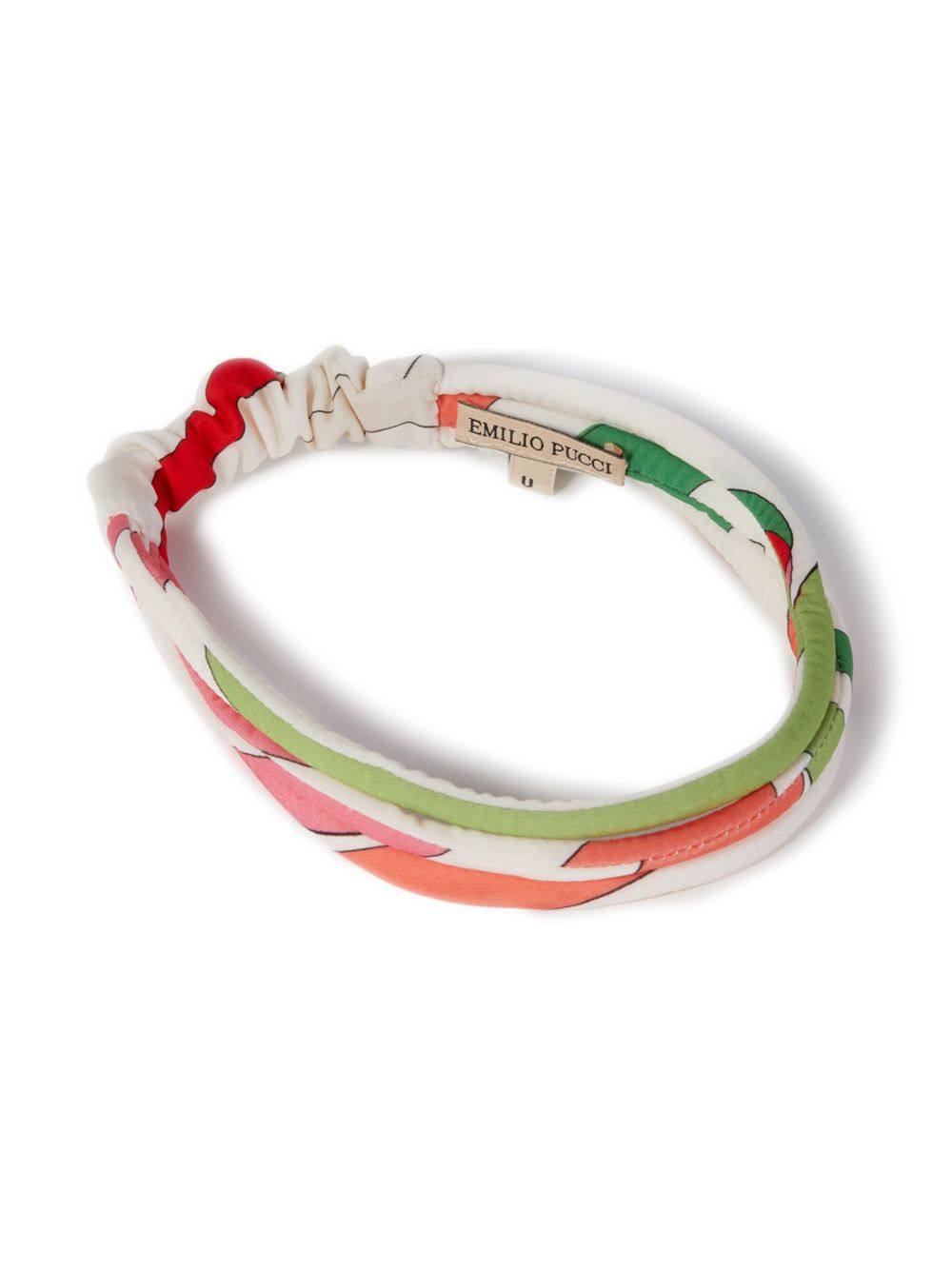 PUCCI Junior Marmo 印花发箍 - 白色