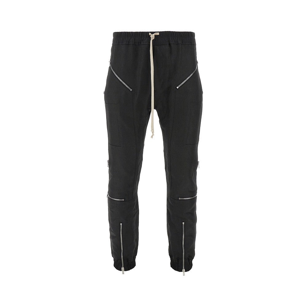 RICK OWENS 'Headon' 亚麻慢跑裤 男士