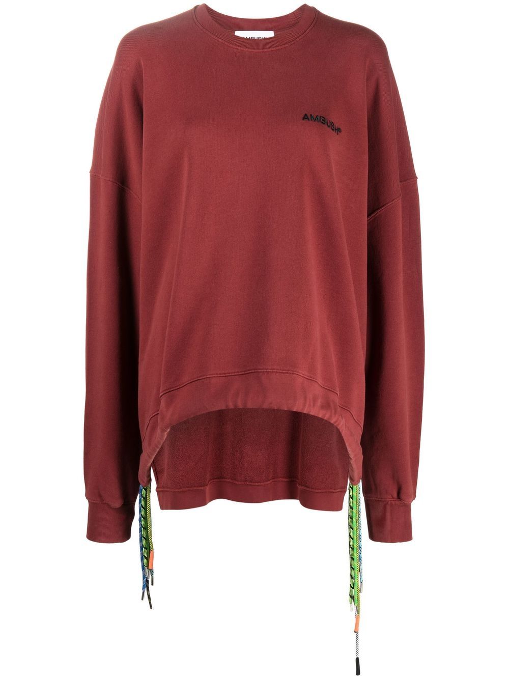 AMBUSH logo多绳卫衣 - 红色