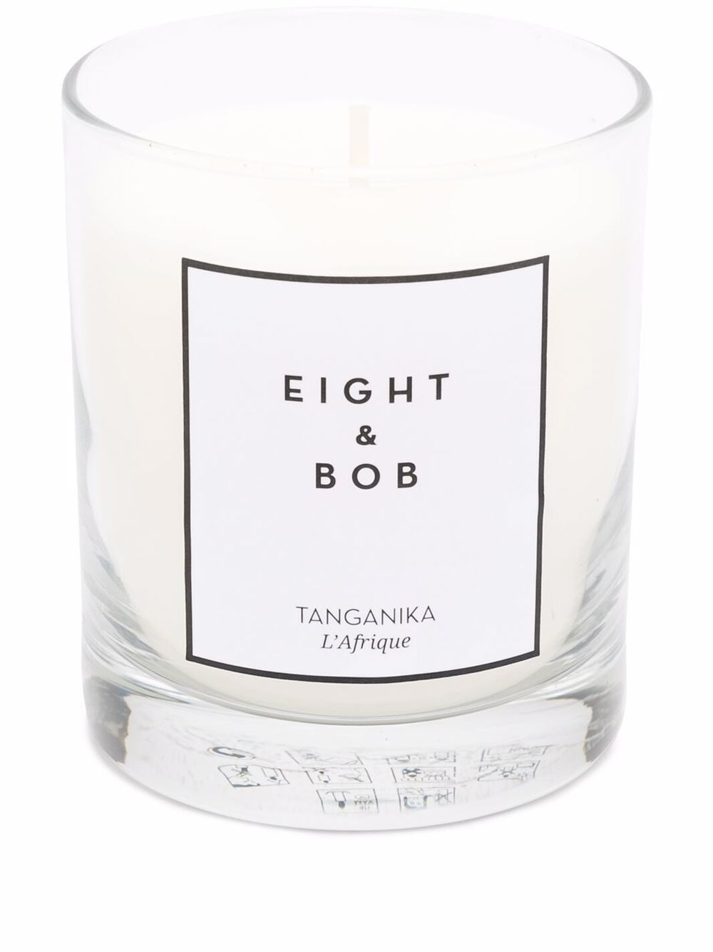 Eight & Bob Tanganika 蜡烛 - 白色