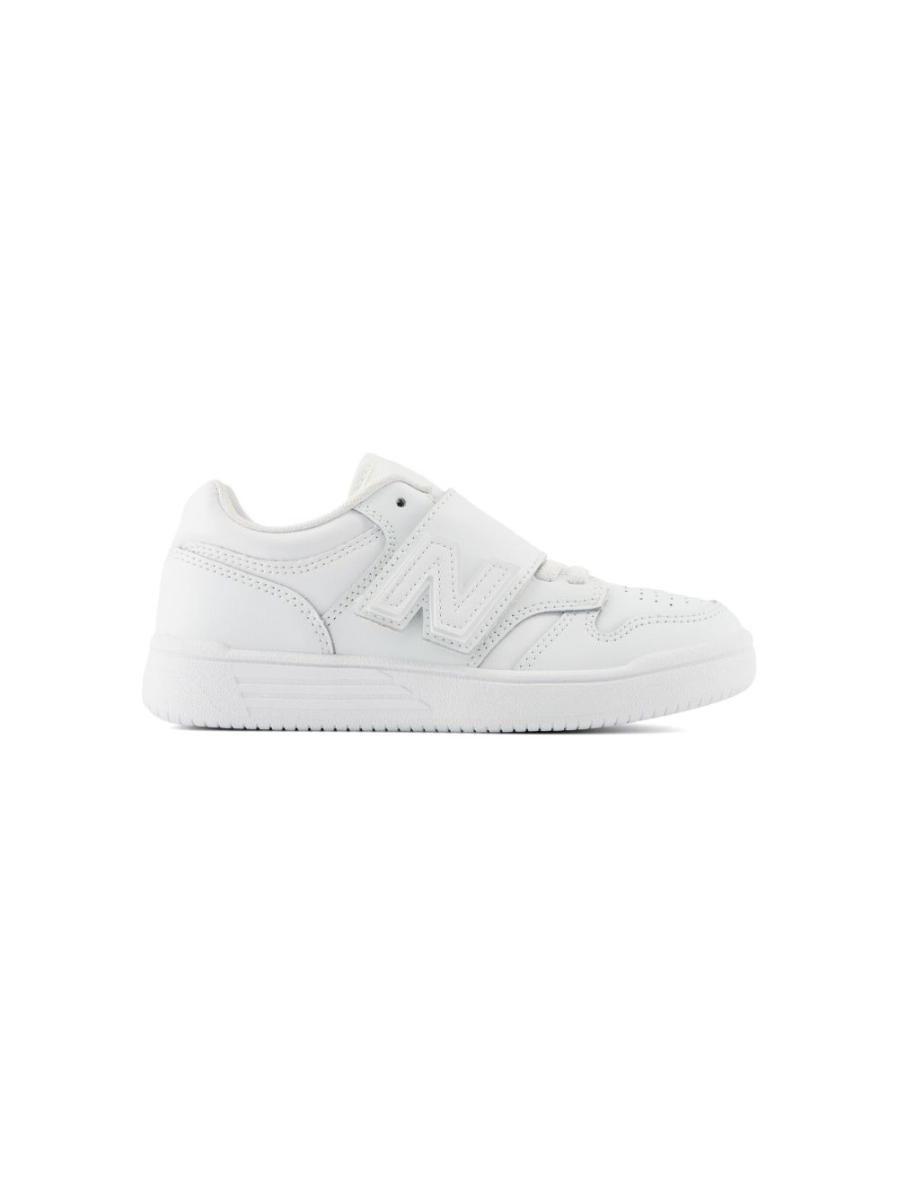 New Balance Kids 480 魔术贴运动鞋 - 白色