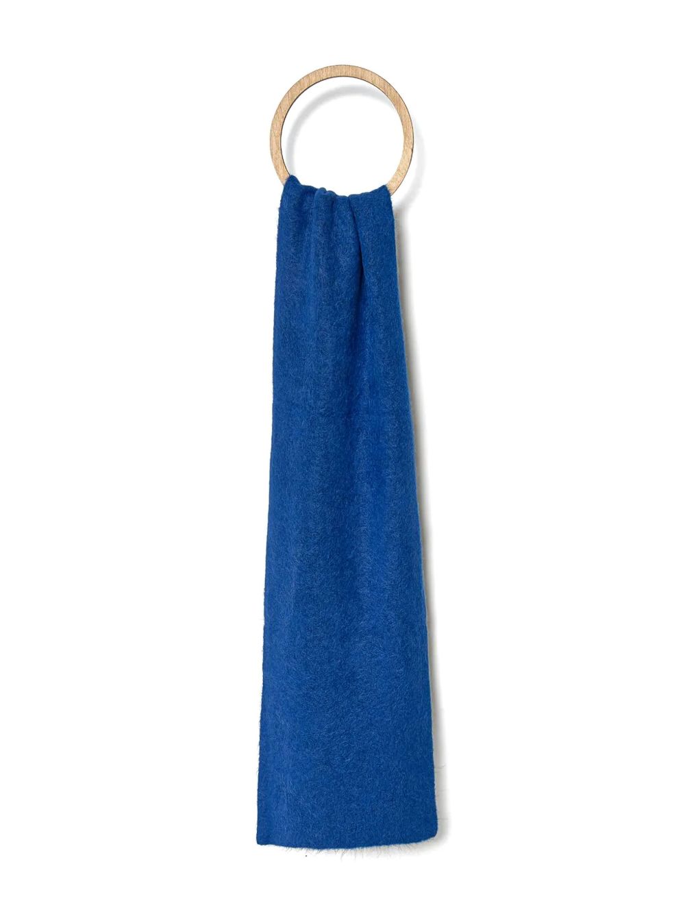 IRO brushed scarf - 蓝色