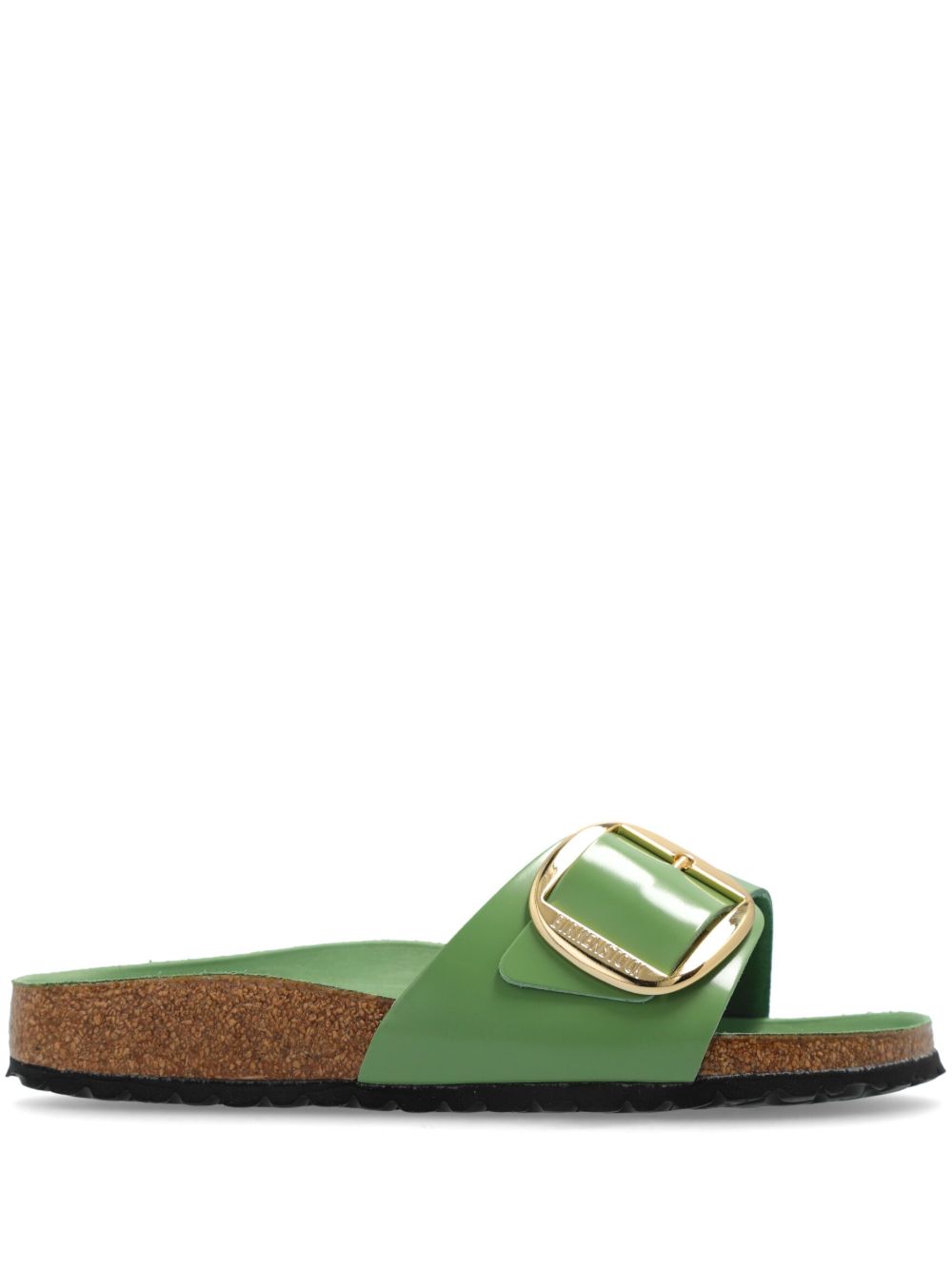 Birkenstock Madrid 大扣环漆皮凉鞋 - 绿色