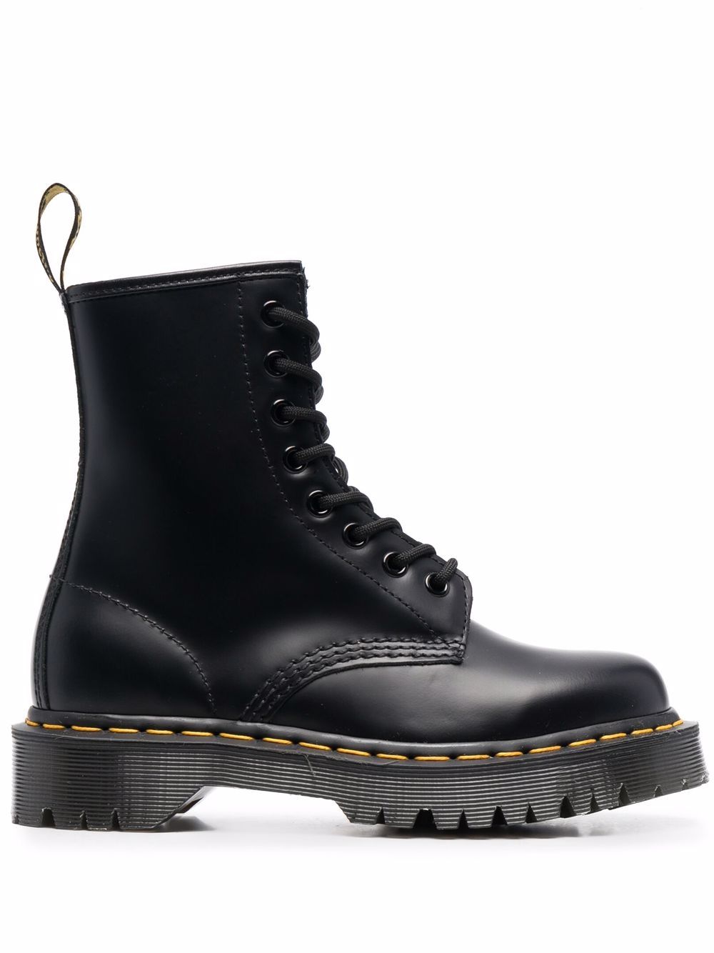 Dr. Martens 1460 Bex 光滑皮质短靴 - 黑色