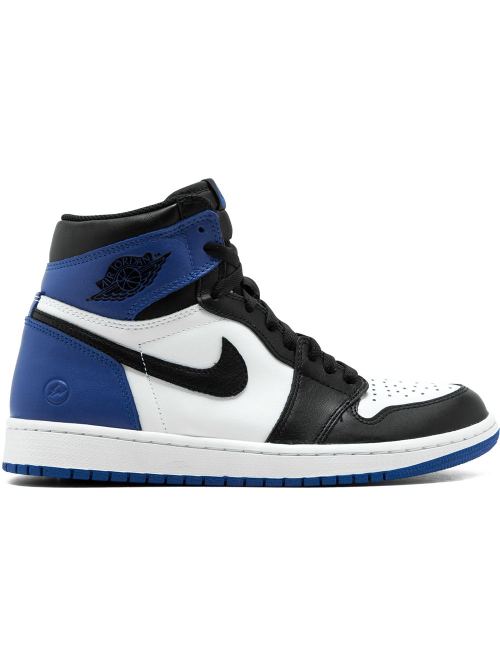 Jordan Air Jordan 1 X Fragment小牛皮高帮板鞋 - 蓝色