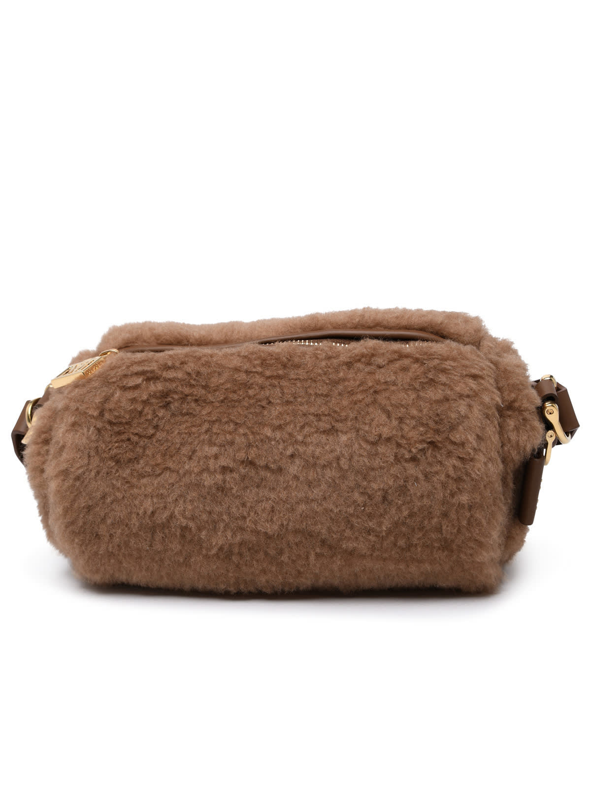 Max Mara Teddyrolls Camel Hair Bag