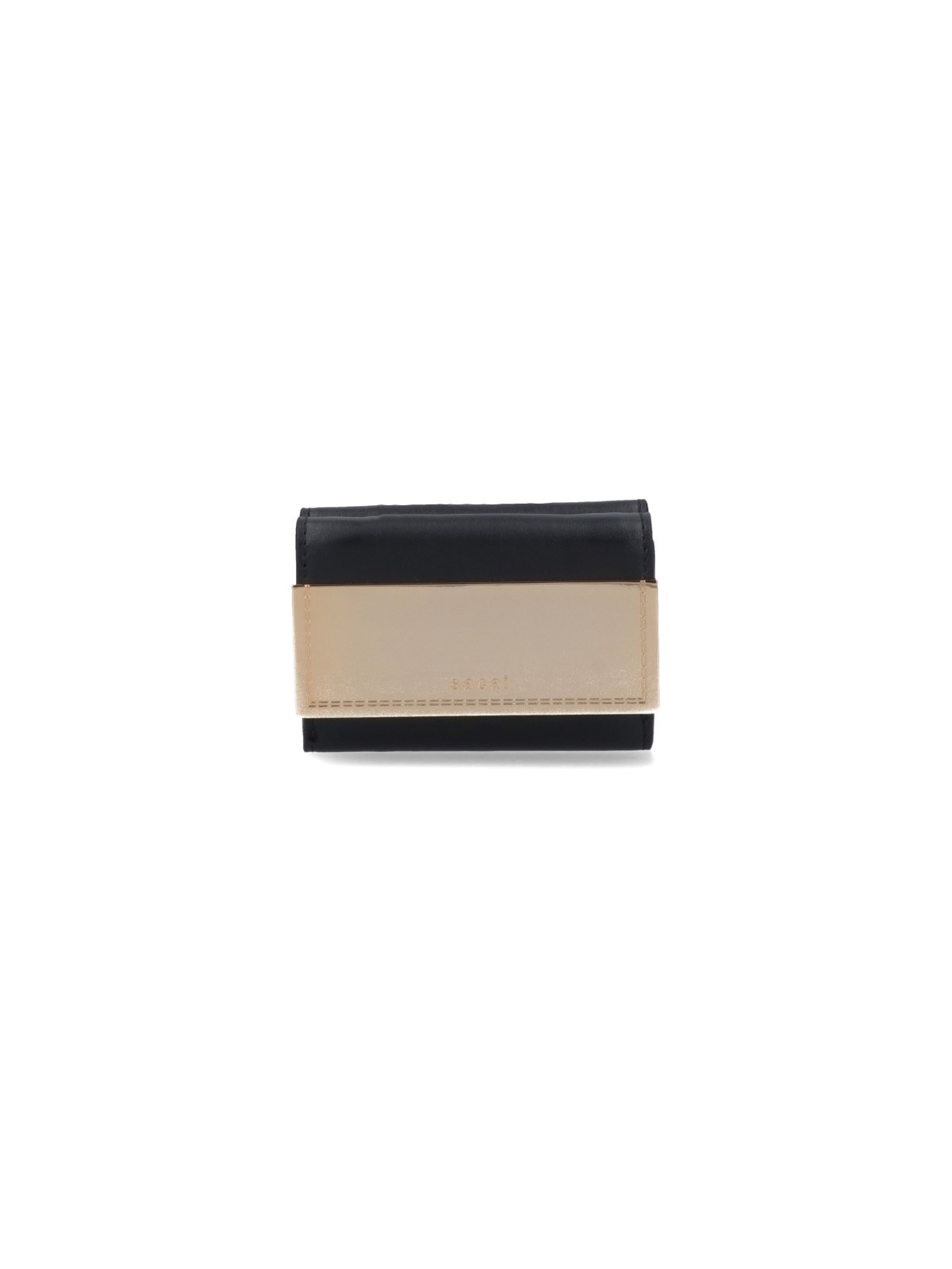 Sacai Trifold Logo Wallet