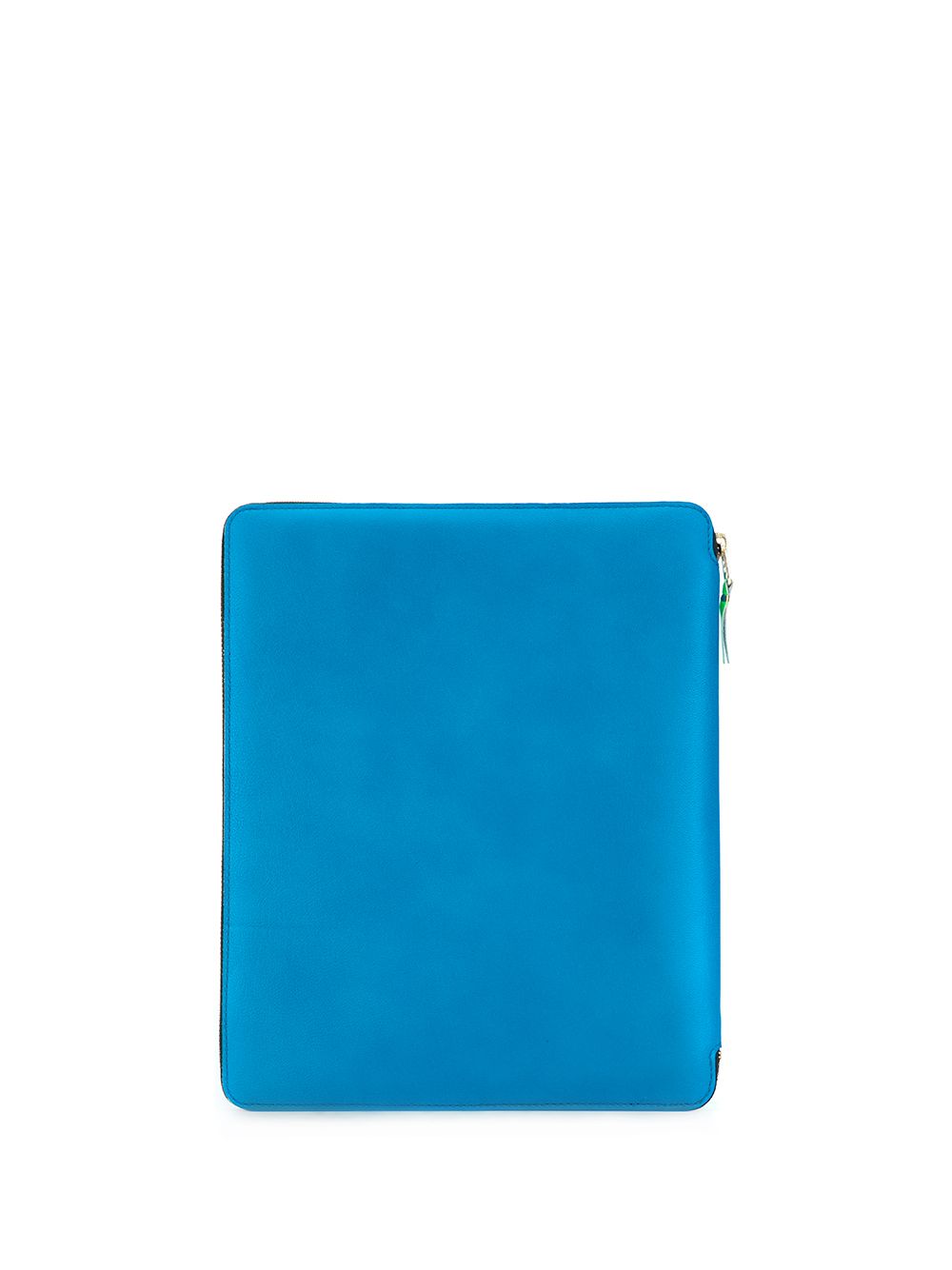Comme Des Garçons Wallet 拼色皮质电脑包 - 蓝色