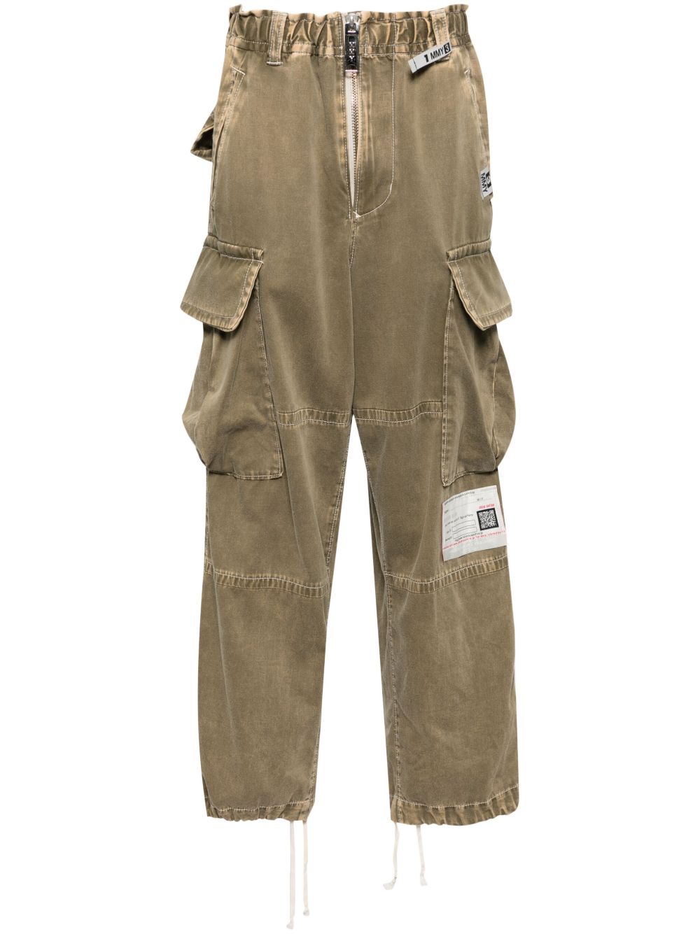 Maison MIHARA YASUHIRO 标贴工装裤 - 中性色