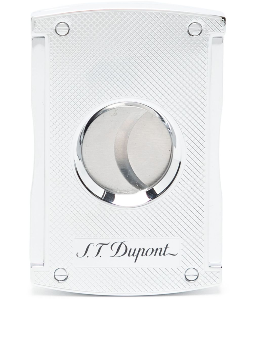 S.T. Dupont Maxijet 雕刻雪茄切割器 - 银色
