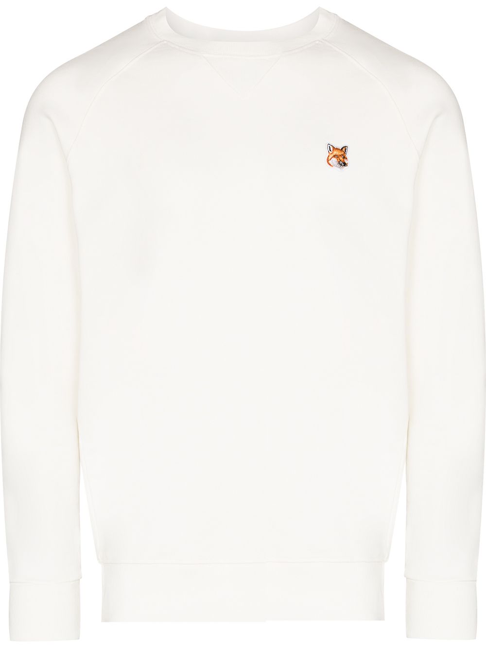 Maison Kitsuné Chillax Fox 圆领卫衣 - 白色